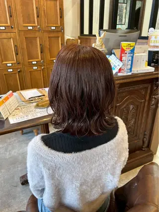 ミディアム かわむら はるあ🍒のヘアスタイル
