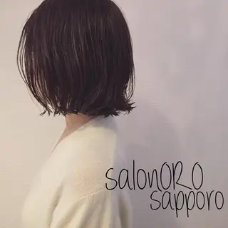 ショート カラー パーマ toiro by lien hair atelier所属・池田 真由美のヘアスタイル