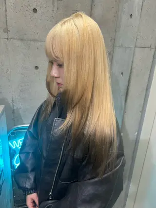 ロング カラー 落ちる黒 森崎雄斗のヘアスタイル