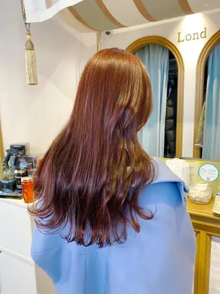 ロング レイヤーカット /透明感カラー西田のヘアスタイル