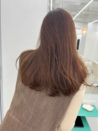 ロング レイヤー/ケアパーマ /ニュアンス/モードのヘアスタイル