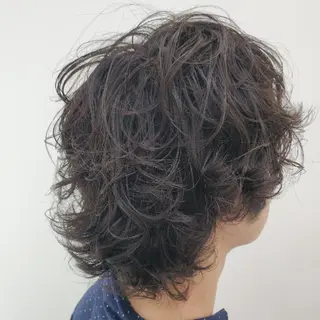 パーマ メンズ 倉持 龍歩のヘアスタイル