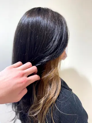 セミロング 髪質改善/イルミナ/ 城崎のヘアスタイル