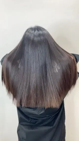 セミロング パーマ 中本 達也のヘアスタイル