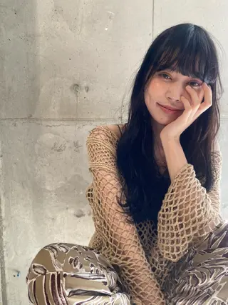 ロング カラー ヘアアレンジ lani 天神大名/ブリーチのヘアスタイル