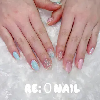 ネイル Re:Ø nail 🩵TSUJIのネイルデザイン