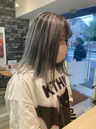 ミディアム カラー ✂️似合わせの魔術師 石田一樹✂️のヘアスタイル