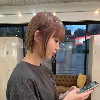 ショート カラー トレンドボブ /ミリヤのヘアスタイル