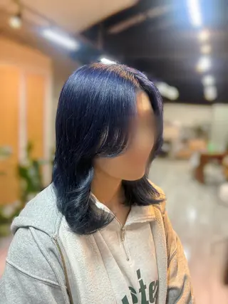 ミディアム arika ninaのヘアスタイル