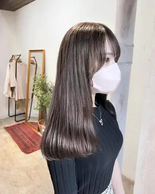 カラー ✨ブリーチなしカラー ×髪質改善✨松村 潤のヘアスタイル