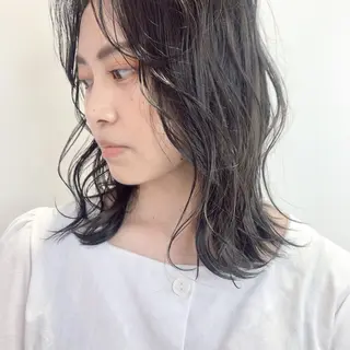 ミディアム 関 京磨のヘアスタイル