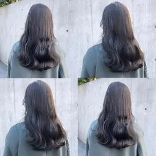 セミロング カラー カジュアルを女っぽく 𝗮𝘆𝗮𝗰𝗼のヘアスタイル