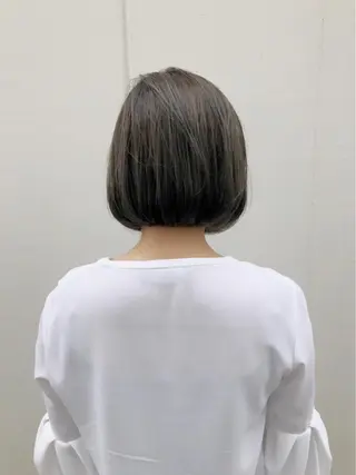 ショート カラー ノグチ ユウキ/ボブのヘアスタイル