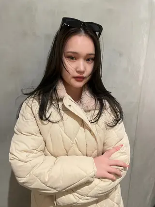 セミロング カラー MEY HAIR所属・🎀海外ヘア/表参道 Satone🎀のヘアスタイル