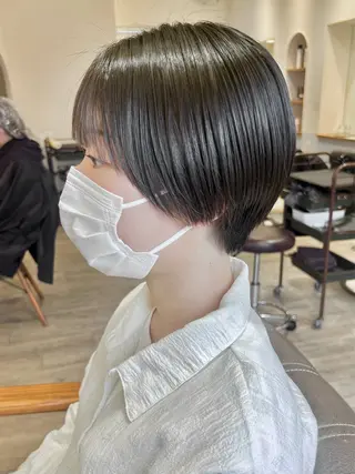 ショート 💐美しいショート× パーマ💐早坂駆留のヘアスタイル