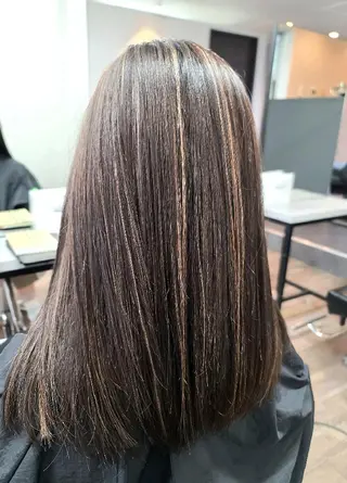 カラー セミロング ⭐️メンズ/ショート りゅうしんのヘアスタイル