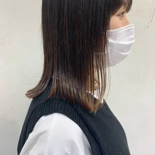 ミディアム 艶カラー/暖色カラー /透明感/ryutoのヘアスタイル