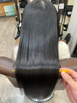 ロング 艶髪矯正/髪質改善 カイトのヘアスタイル