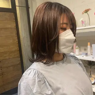 ミディアム 谷九/天王寺/上本町 /似合わせ/北川響のヘアスタイル
