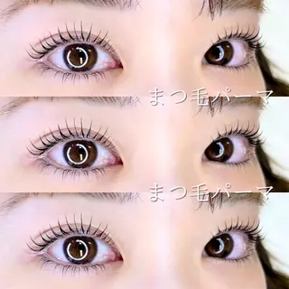 マツエク・マツパ eye＋nano所属・韓国風束感まつ毛🩵 Nozomiのマツエク・マツパデザイン