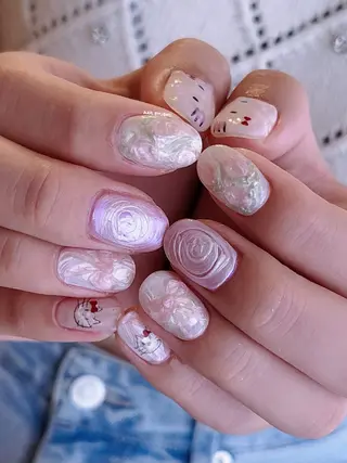 ネイル 3dパーツ/流行り 👧shushu❤️のネイルデザイン