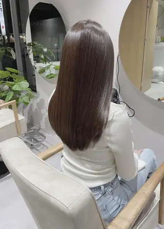 ロング 髪質改善✨縮毛矯正✨ が得意‼️高島英隆のヘアスタイル