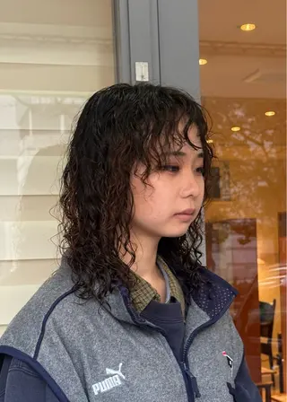 ミディアム パーマ hair  space Syrup所属・レディースパーマ/ 合田  有一朗のヘアスタイル