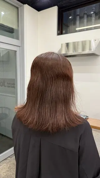 セミロング 🌈ハイトーンカラー ⋆˚ʚɞにいな🌈のヘアスタイル