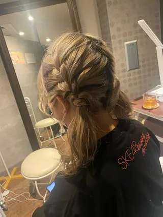 ヘアアレンジ 清川 椿咲のネイルデザイン