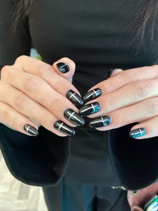 ネイル カンナ【Y2Kネイル /コーンロウ】のネイルデザイン