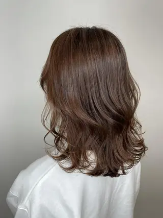 ミディアム LINOET  nagoya所属・手島 カミラのヘアスタイル