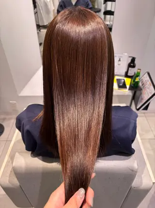 ロング パーマ 銀座/髪質改善/韓国 カラー🍓原田侑依のヘアスタイル