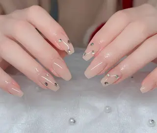 ネイル 🎀PG🩵 ネイルサロンのネイルデザイン