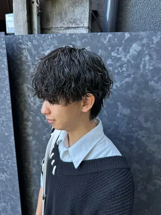 パーマ メンズ 梅田/全パーマ特化/ ケアパーマ特化/秋本のヘアスタイル