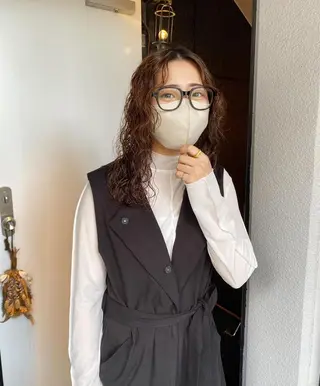 ロング カラー パーマ 🌿ボブ パーマ高橋啓太🌿のヘアスタイル