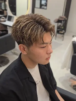 メンズ ショート Lapis 名古屋駅前店所属・LEN名古屋/パーマ 海外ヘア/メンズ特化のヘアスタイル