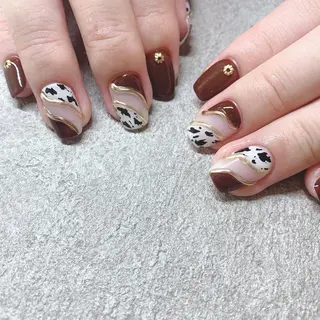 カラー ネイル Cozy_ ilumのネイルデザイン