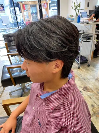 パーマ メンズ 🌴パーマオタク🌴 長谷川　諒佑🌈のヘアスタイル