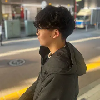 パーマ メンズ ⭐️NANA/ メンズカットのヘアスタイル