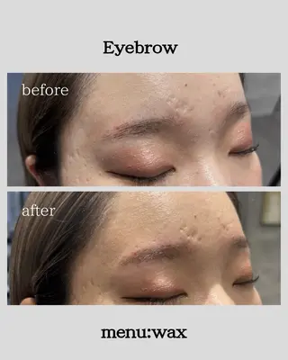 アイブロウ 眉毛ワックス、パーマ 眉だけで垢抜けの眉毛・アイブロウイメージ