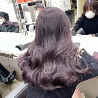 ロング ❤︎ワンホンガーリー なハイトーンヘア❤︎のヘアスタイル
