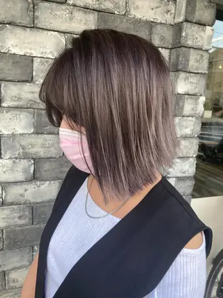 ミディアム カラー ✂️似合わせの魔術師 石田一樹✂️のヘアスタイル