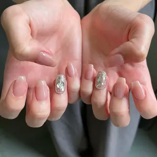 ネイル By moonネイル 🌷ワンホン/韓国風のネイルデザイン