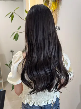 ロング 平田 愛奈のヘアスタイル