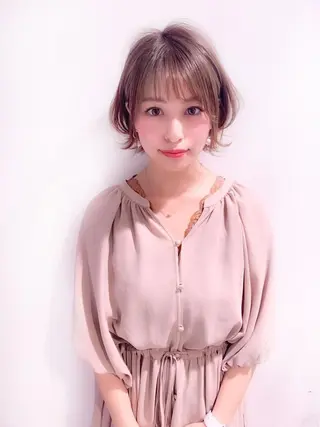 ショート ♡透け感カラー 大賀哲平♡のヘアスタイル