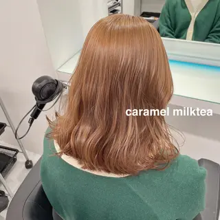 ミディアム カラー 💗🤍透明感カラー 🤍💗kanonのヘアスタイル