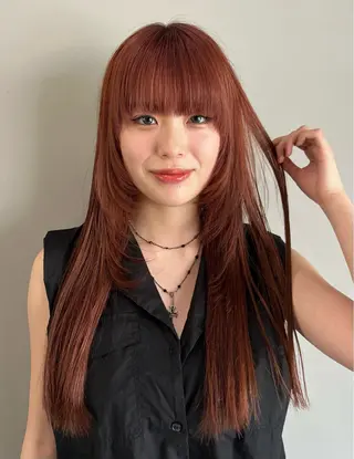 ロング 🐺立川のウルフ屋 さん🐺おかみ🐺のヘアスタイル