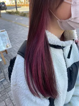 ロング カラー 💞暖色カラー 💞risaのヘアスタイル