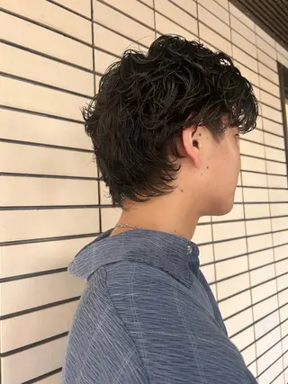パーマ メンズ デザインカット/ パーマ/nanaのヘアスタイル