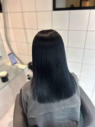 ロング カラー 表参道/透明感カラー /暗髪/ジュキヤのヘアスタイル